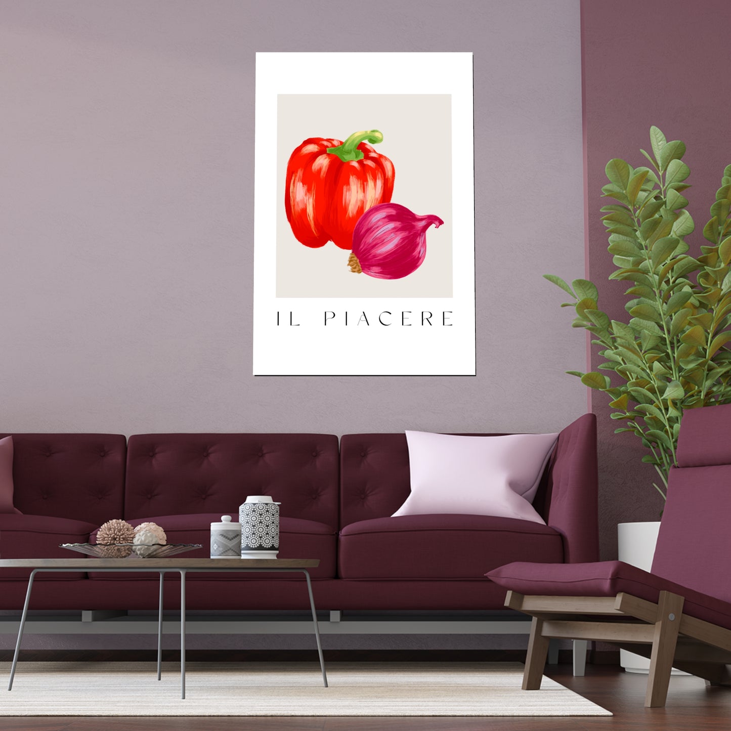 La verdura - Acquarelli Italian Vegetables Poster