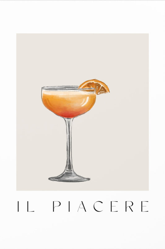 Lo Spritz - Acquarelli Italian Spritz Cocktail Poster