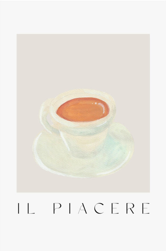 Il Caffè - Acquarelli Italian Coffee Mug Poster